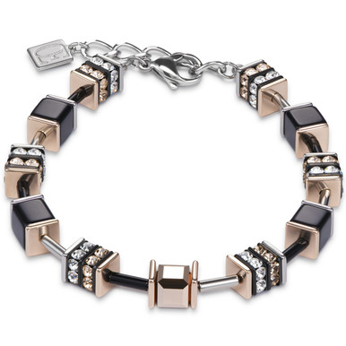 Coeur De Lion GeoCube Ladies Bracelet multicolour 4928-30-1523