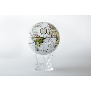 MOVA Globe, Antique Terrestrial White 6