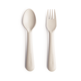 Mushie Fork/Spoon Set -  Ivory