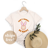 Don't Worry Be Hoppy Graphic Tee | Infant to Adult Sizes
