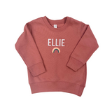 Mauve Personalized Toddler Sweatshirt