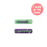2 Pack Bar Clips - Eeek/Spooky Glow
