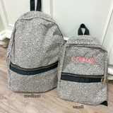 Small Backpack - Gray Chambray