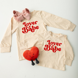 Lover Babe Natural Toddler Long-Sleeve Shirt (x To the Moon)