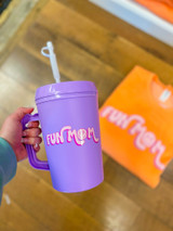 Purple Fun Mom Jumbo Mug