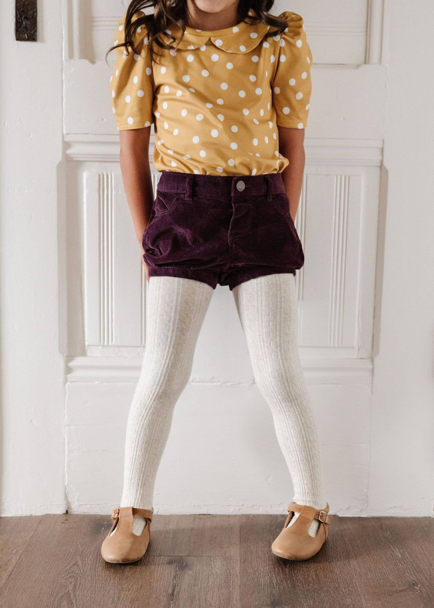 Little Stocking Co Cable Knit Tights