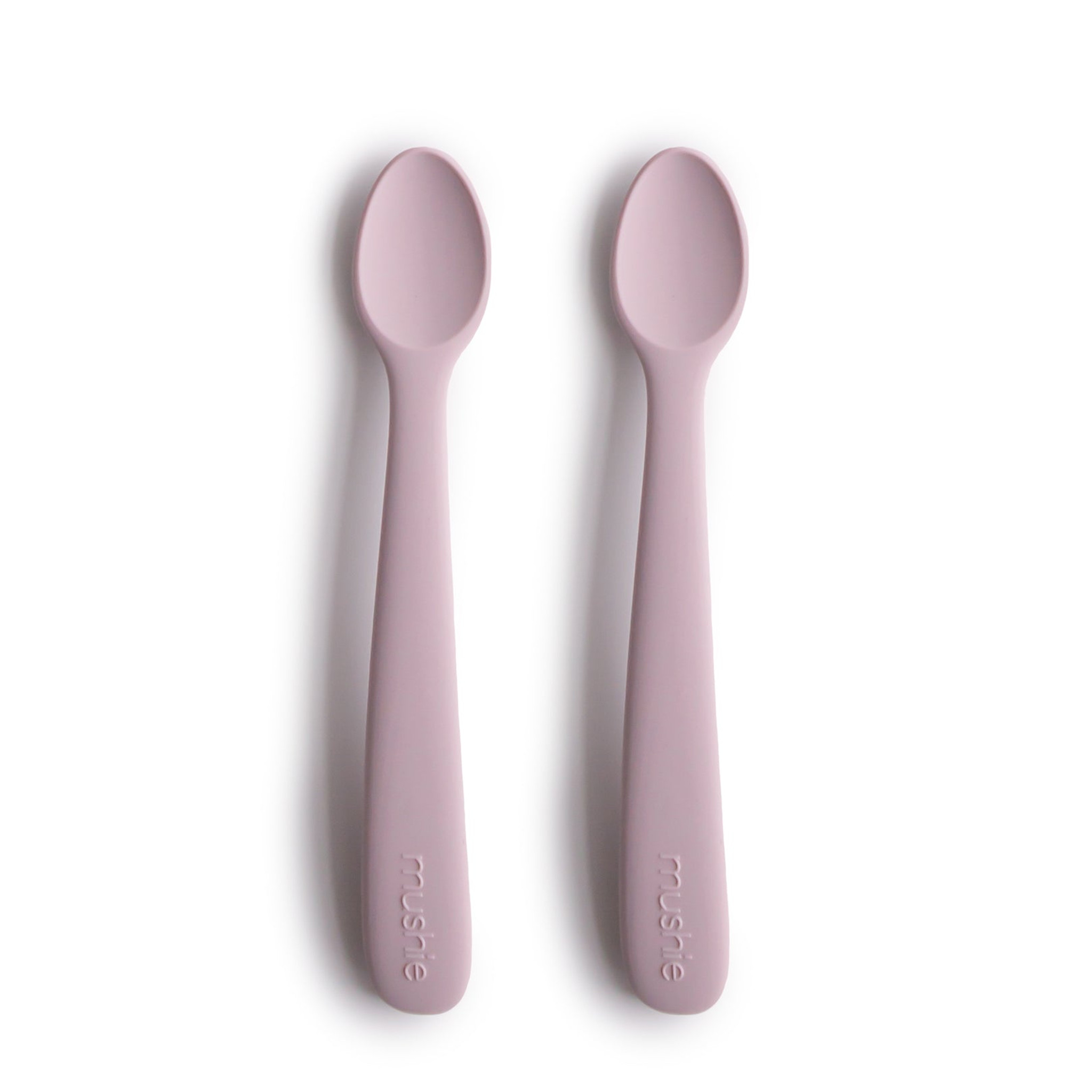 Mushie Silicone Feeding Spoons : Soft Lilac