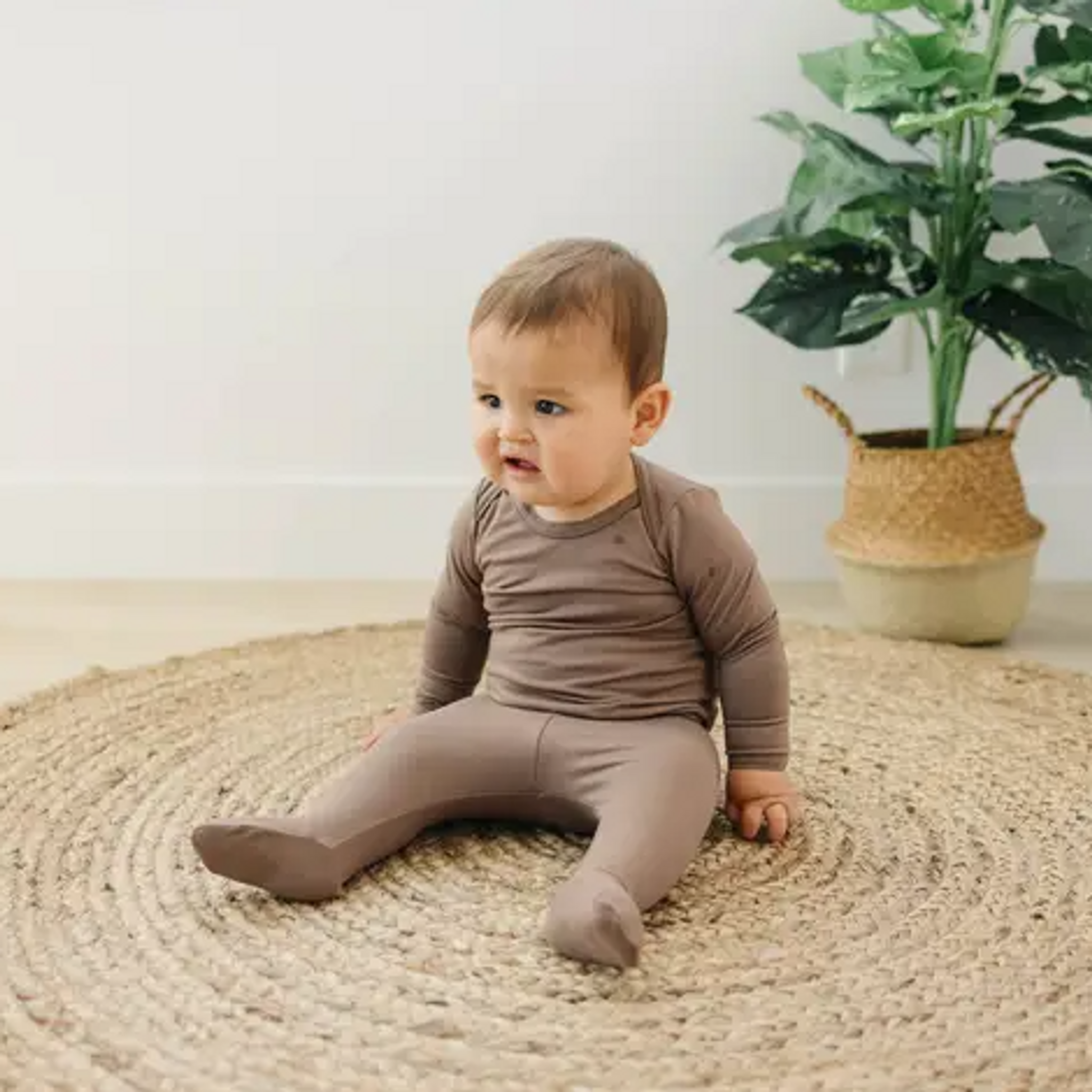 Brown Sugar  Ribbed Snuggle Set