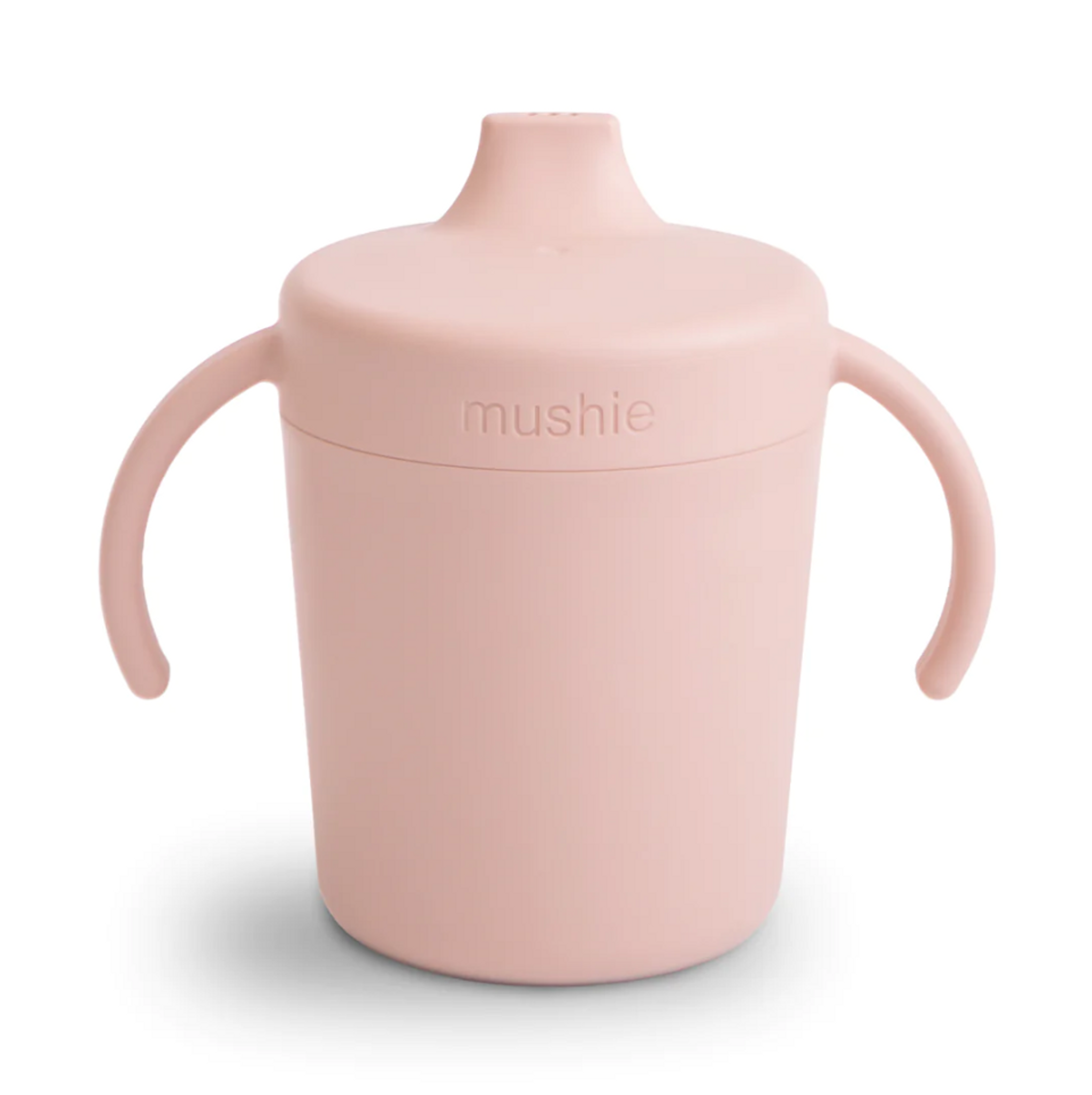 Blush Mushie Trainer Sippy Cup
