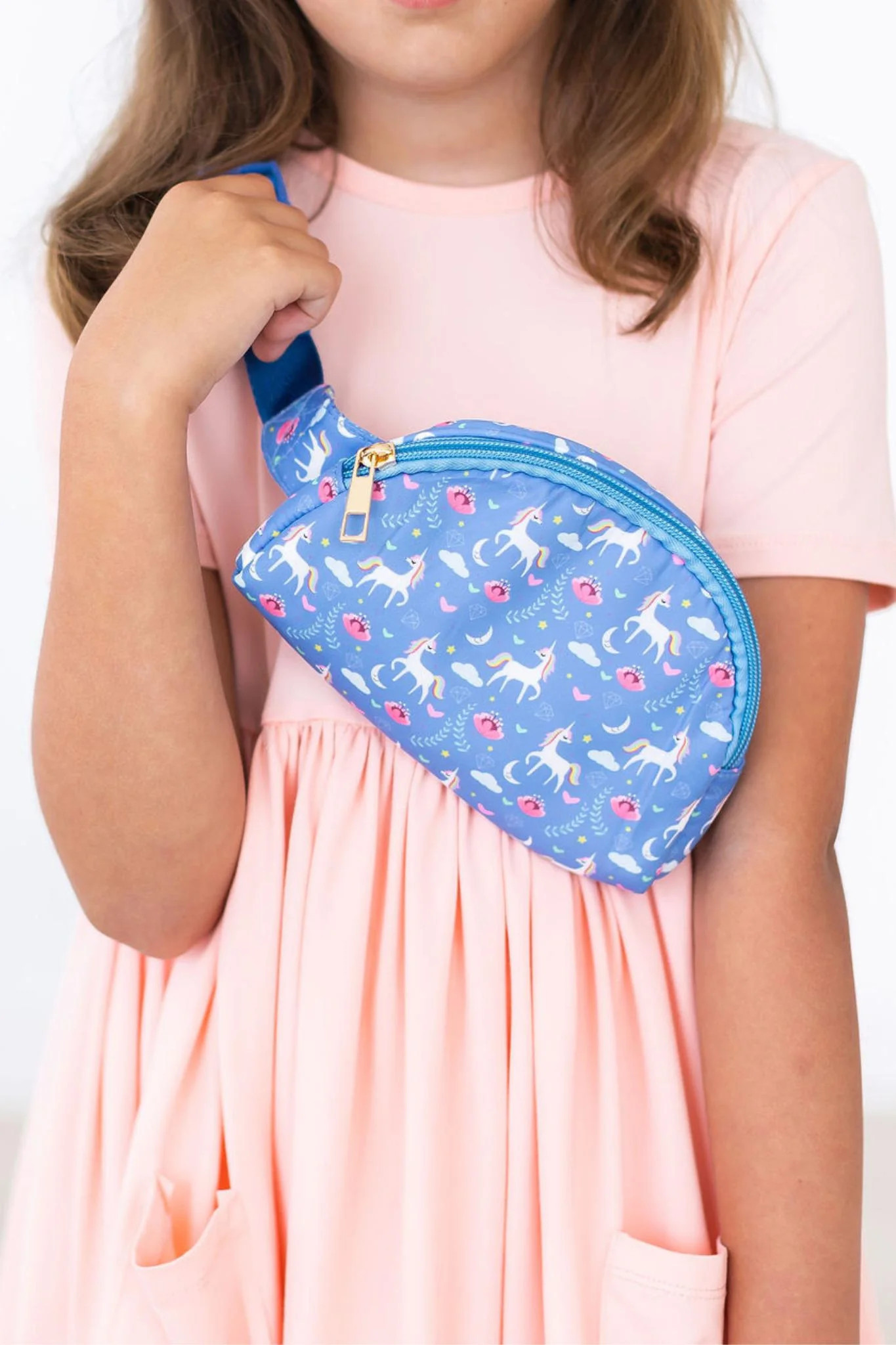 Blue Moon & Unicorn Kids Belt Bag