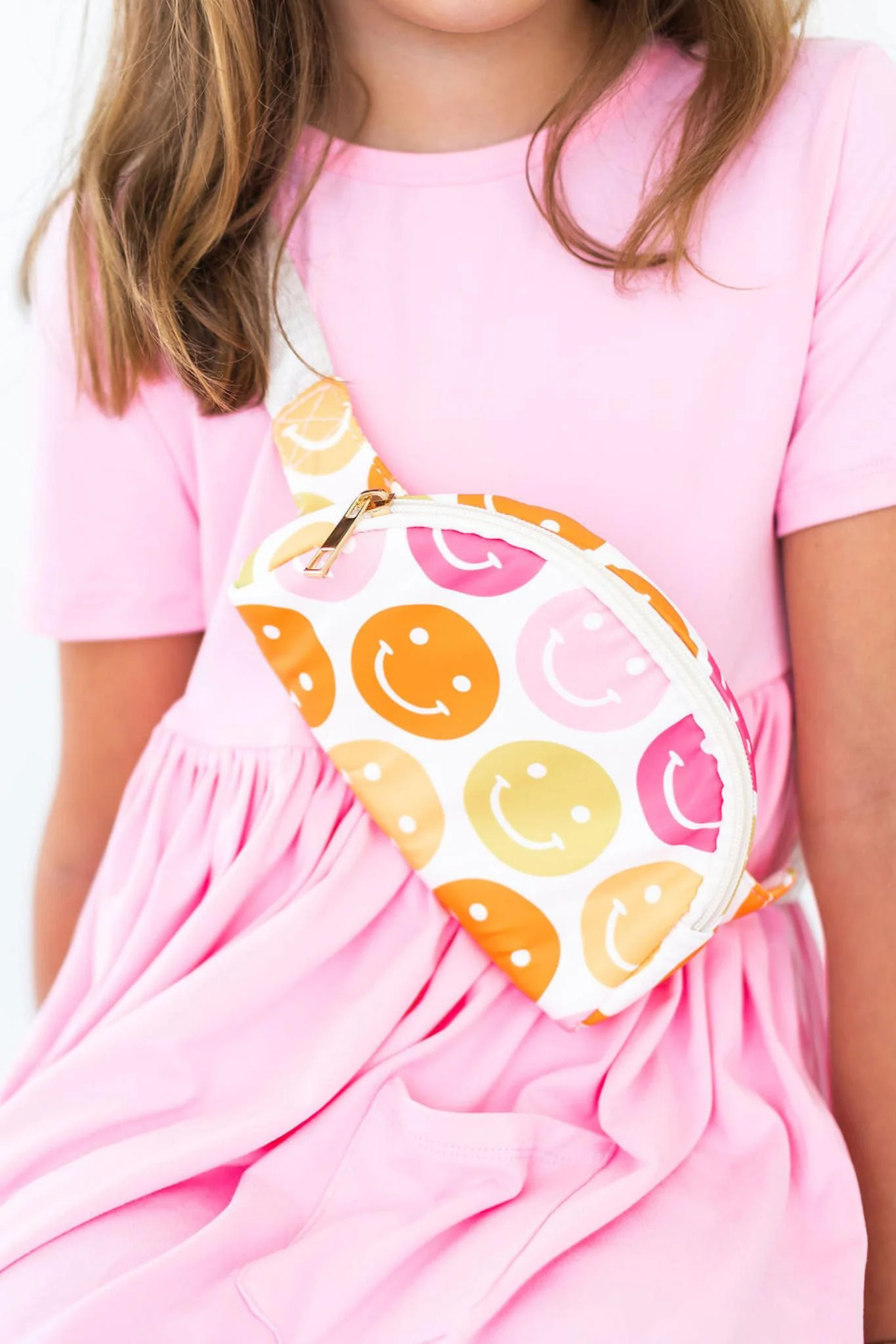 Smiley Face Kids Belt Bag