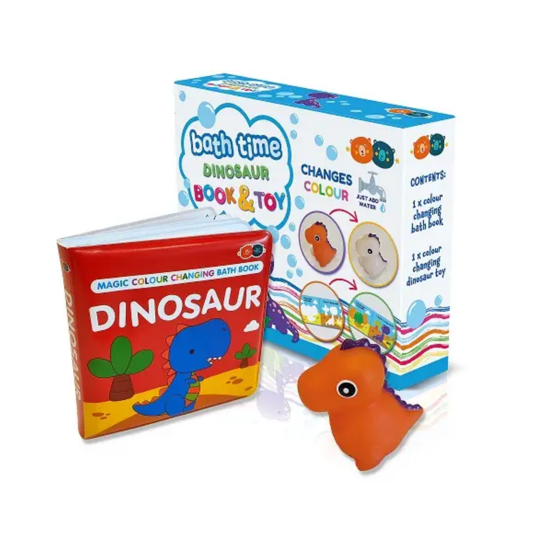 Dino Color Changing Bath Book