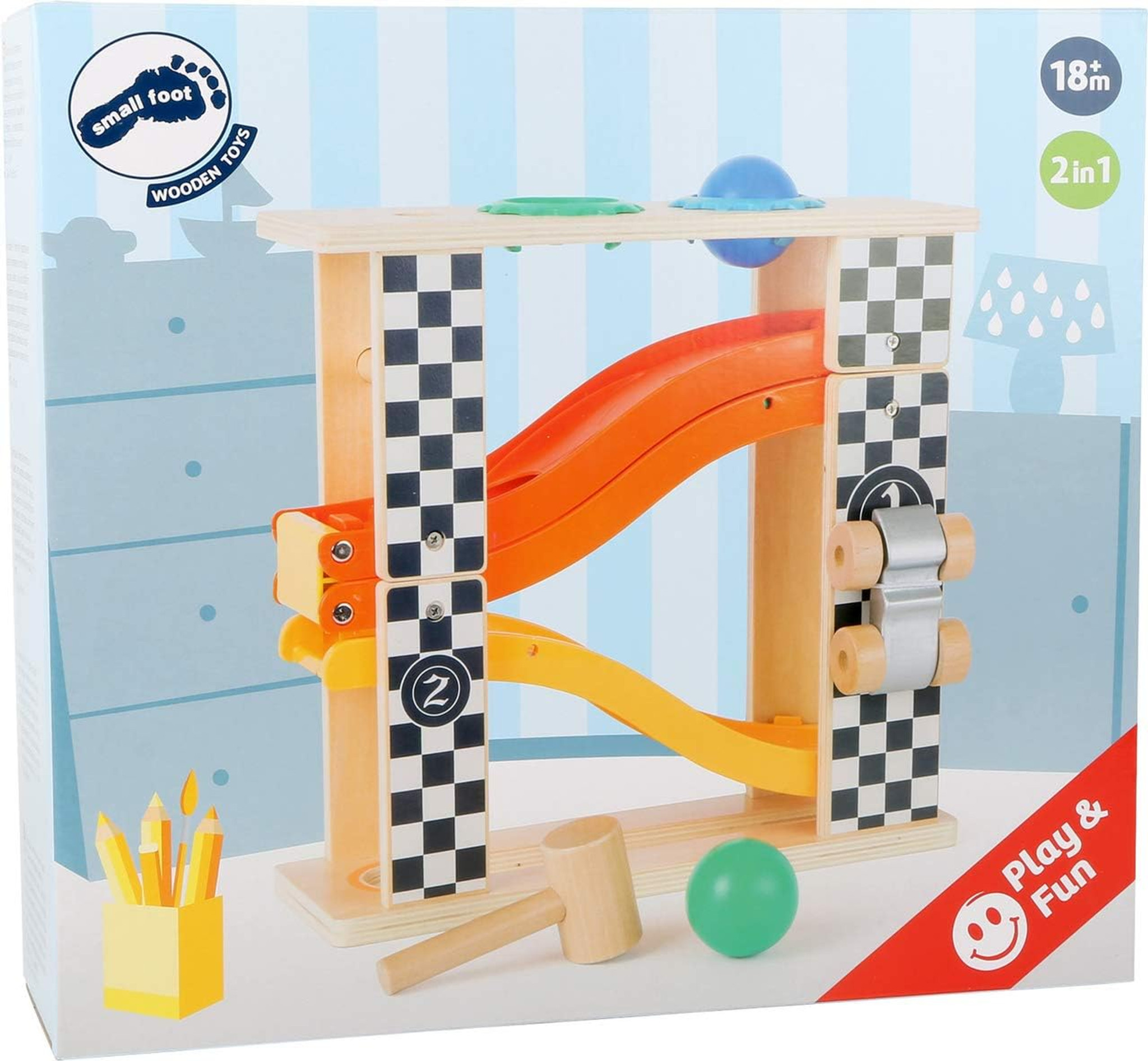 Hammering Marble Run Kids Toy