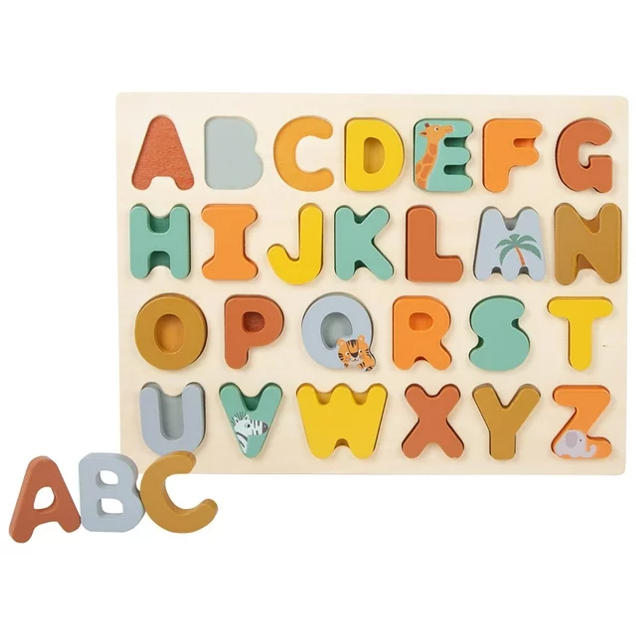 Safari ABC Letter Puzzle