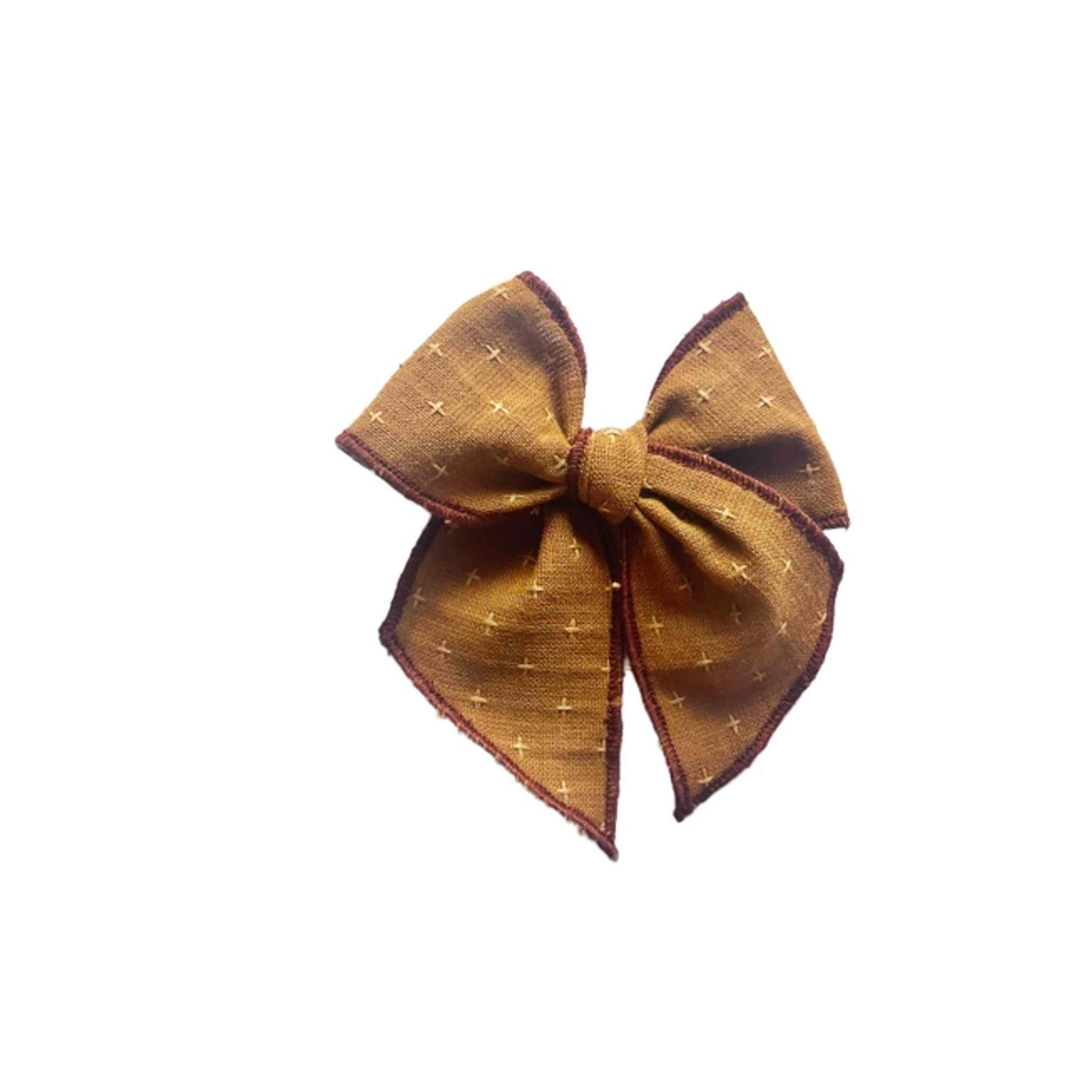 Amber Cross Stitch Small Bow