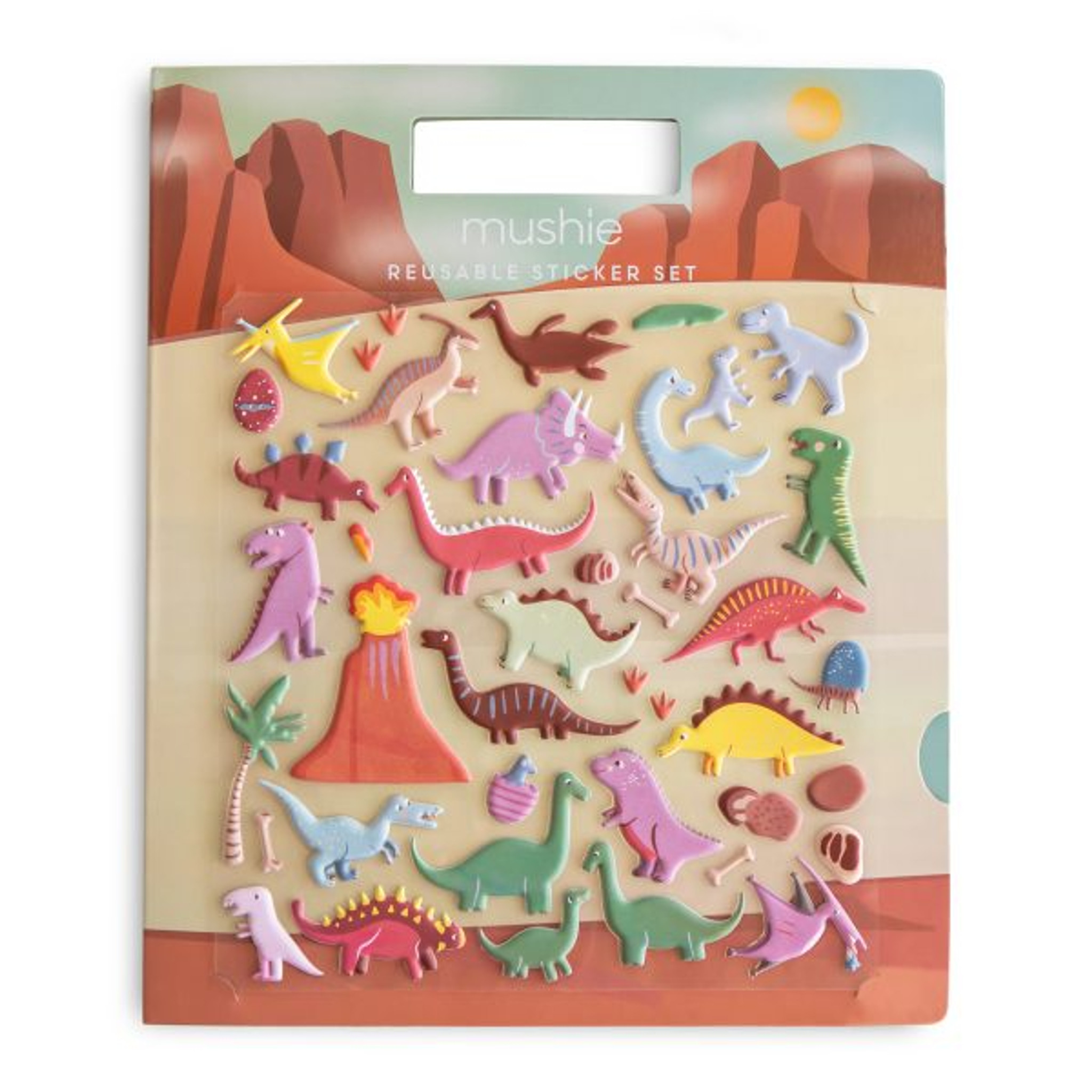 Reusable Sticker Set - Dino