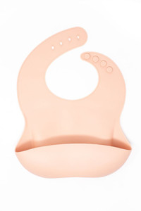 Silicone Bib - Dusty Pink