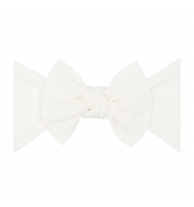 Baby Bling Solid Bow Headband - Ivory
