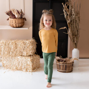 Kyte Hunter Green Toddler Leggings