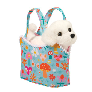 Retro Chic Kids Purse with Bichon