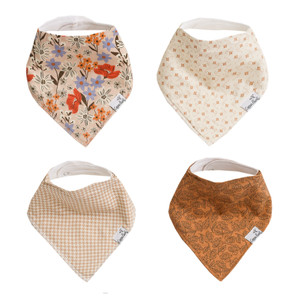 Copper Pearl Bandana Bib Set -  Eden