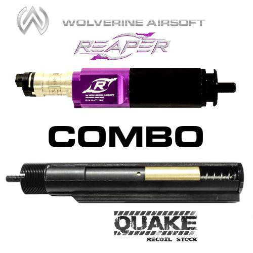 Wolverine Airsoft QUAKE Recoil Stock & REAPER Package QWK-CA-003