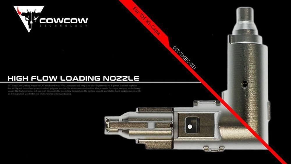 CowCow Hi-Capa/1911 CNC Aluminum High Flow Loading Nozzle CCT-TMHC