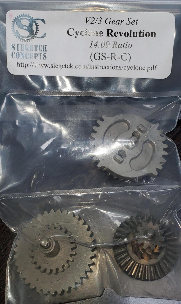 Siegetek 14.09 Ratio Cyclone Gear Set for V2/V3, Gen.2, 8 Tooth