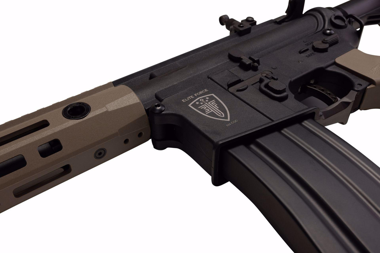 Elite Force M4 CQCX w/ EYETRACE Tracer Unit, Black/Tan 2279588