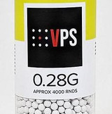 VPS .28g x 4000rnd Bottle, White - NON-BIO