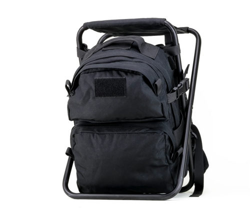 Defcon Gear Backpack Chair, Black DF-06-BK