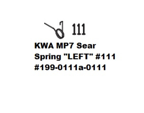 KWA MP7 Sear Spring "LEFT" #111 199-0111a-0111