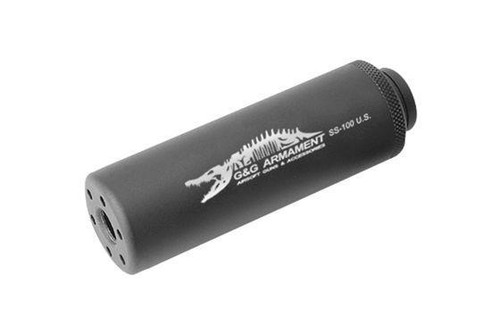 G&G SS-100 14mm CCW Mock Suppressor, Black  G-01-026-1