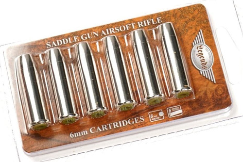 Elite Force LEGENDS Saddle Gun Cartridges (Silver Shells), 6pk  2280173