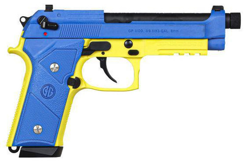 G&G GPM9 UA "Ukraine Edition" Polymer Frame and Slide Green Gas Pistol   GAS-GM9-UA3-BBB-UCM