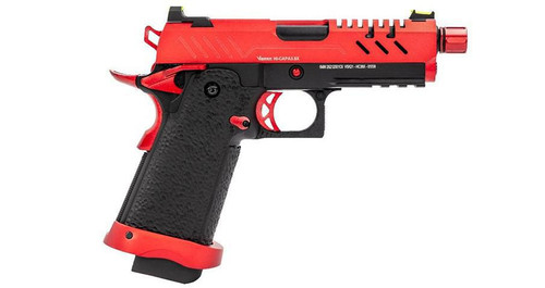 VORSK 3.8 Pro Red Compact Vengeance Hi-Capa Green Gas Blowback Pistol