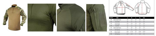 Condor Combat Shirt, Multicam  101065