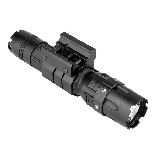 VISM by NcStar Pro Series Mod2 3w 500 Lumen Flashlight, High-Low-Strobe and Rail Mount VATFLBMM2