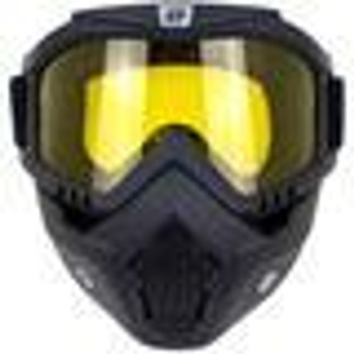 Birdz Skylark Goggle w/ Attached/Removable Vented Lower Mask *Excellent Peripheral Vision*