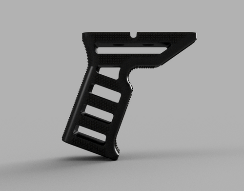 3" Angled Contoured Grip | BULL CRAFT