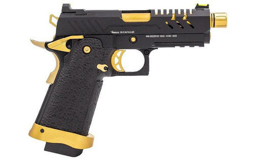 VORSK 3.8 Pro Gold Match Compact Vengeance Hi-Capa Green Gas Blowback Pistol