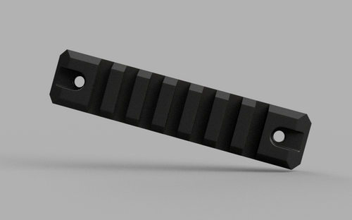 Tokyo Marui MP7 Side Rail Panels (M-LOK / Picatinny) | BULL CRAFT