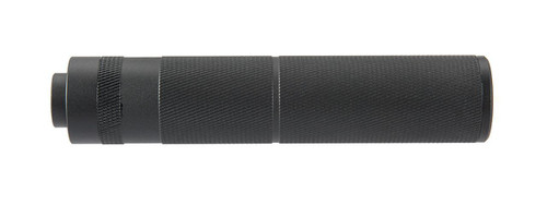 Lancer Tactical 155mm Aluminum Knurled Mock Suppressor  CA-SS011-B