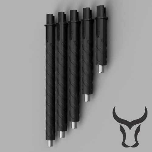 M4 "SPIRAL-FLUTED" Lightweight Outer Barrel for AEG I BULL CRAFT