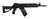 LCT LCT RPK LCK-16 Steel AEG Rifle w/ Side-Folding Stock and Full Polymer Handguard