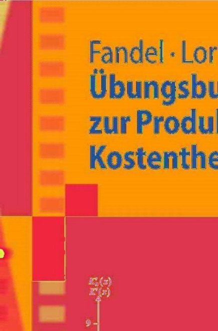 (eBook PDF)  bungsbuch zur Produktions- und Kostentheorie  3rd Edition