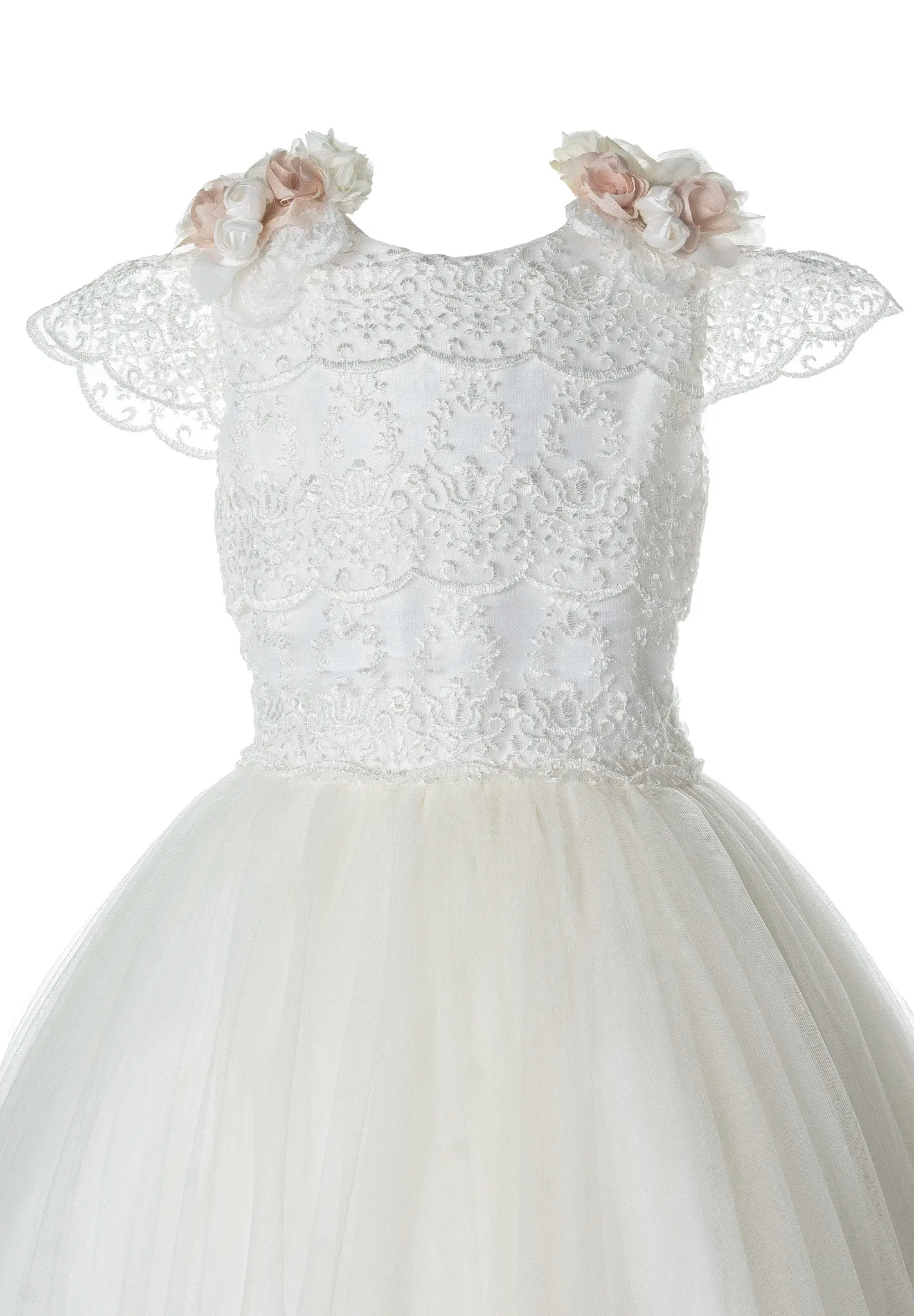 Vestido de Primera Comunión Altea Ivory Ropones para Bautizo