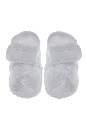 Zapato de bautizo para niño G04 (Blanco)