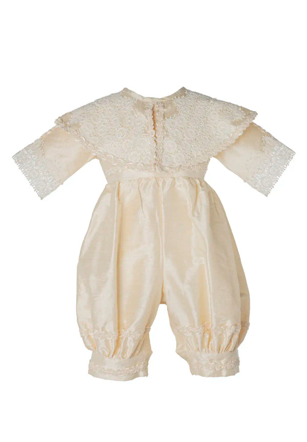 Ropón de bautizo tipo Principe P50  Beige