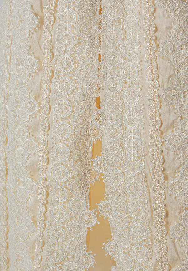 Ropón de bautizo tipo Principe P50  Beige